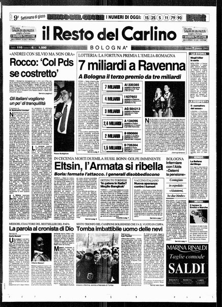 Il Resto del Carlino : giornale dell'Emilia